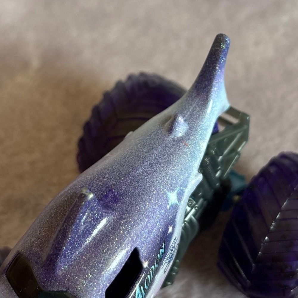Monster Jam Megalodon Galaxies Series Purple Shark Monster Truck 1:64 Scale - Picture 6 of 7